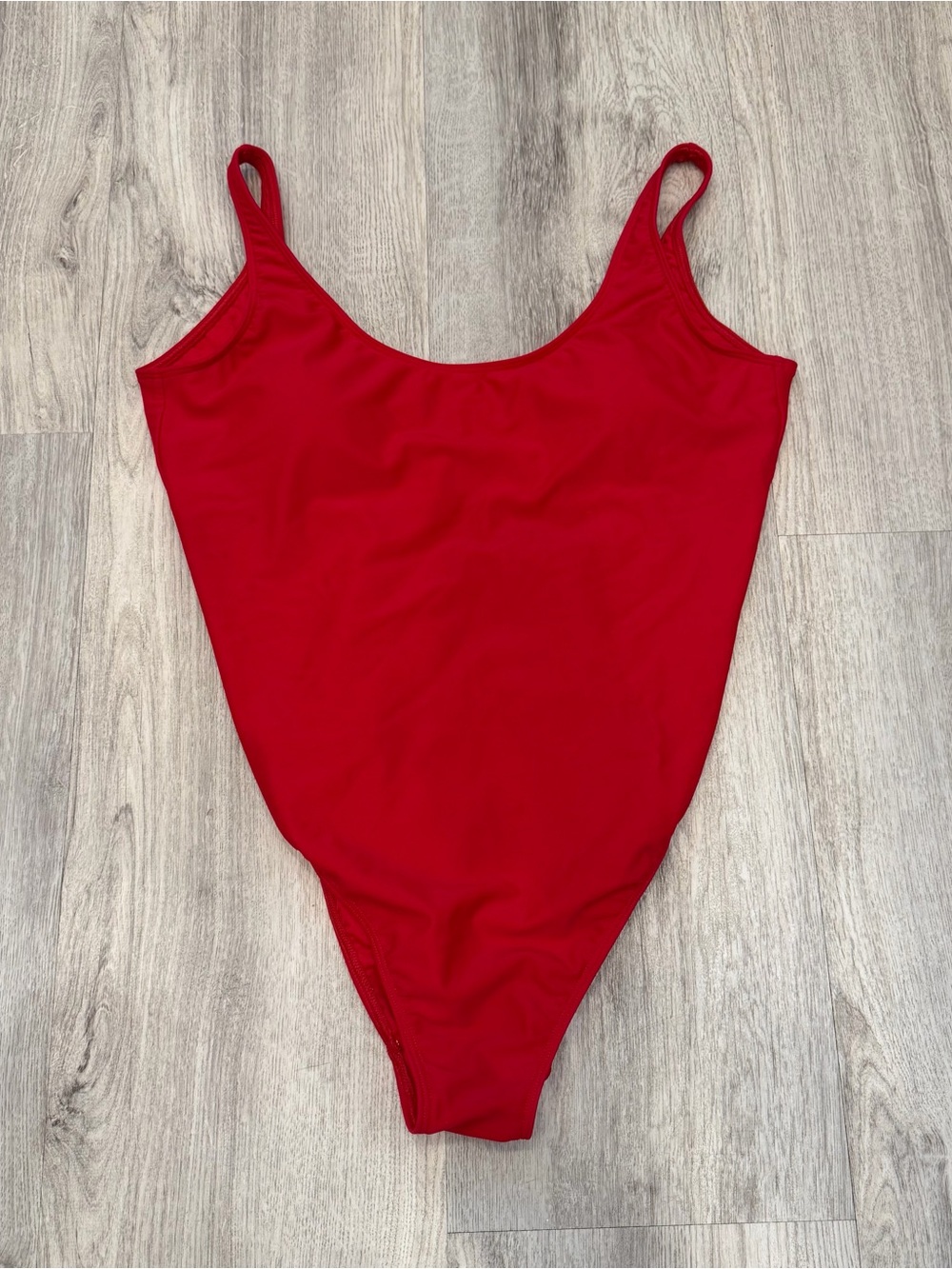 Hollister‎ Red One Piece Swimsuit Open Back Size Large